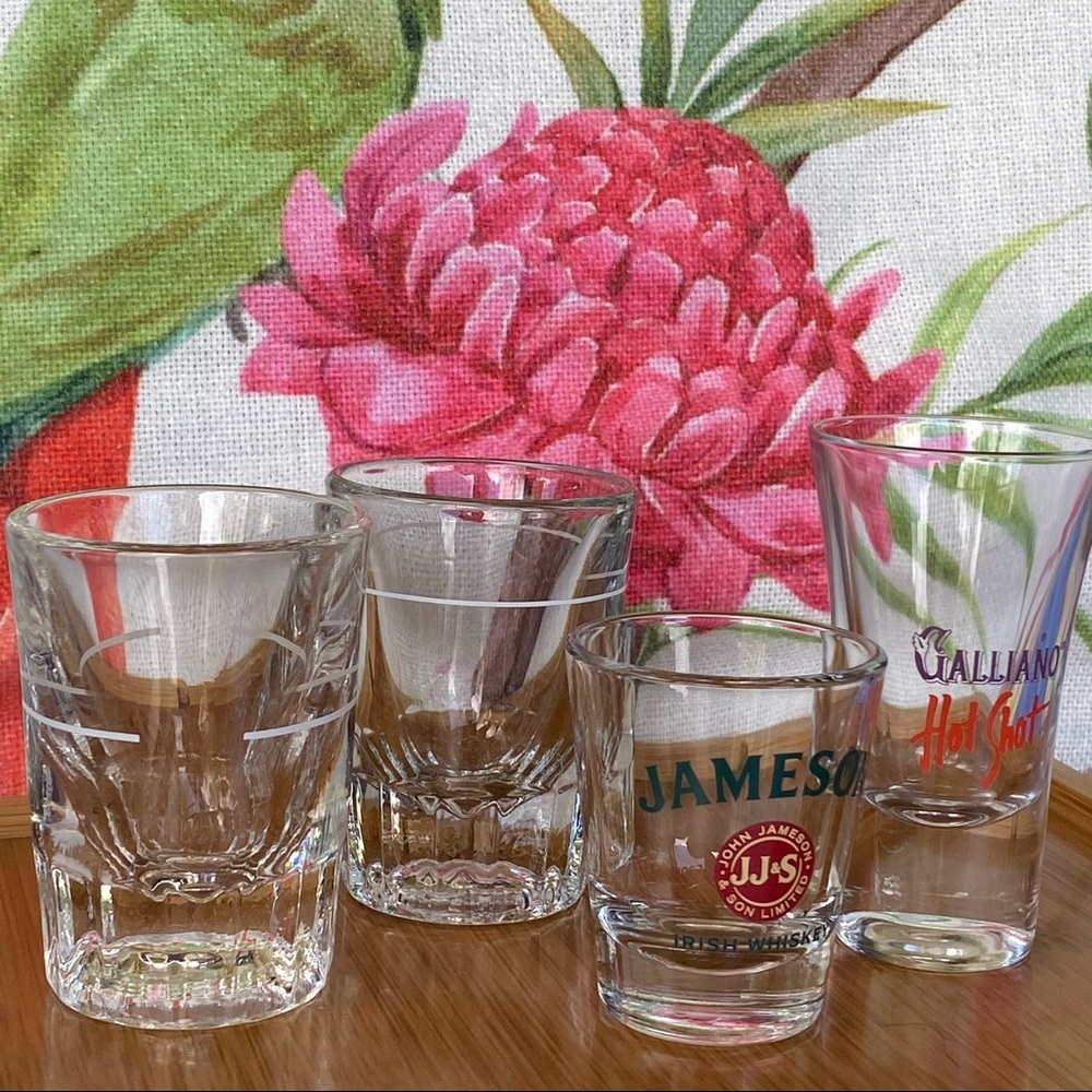 Four Shot Measuring Glasses